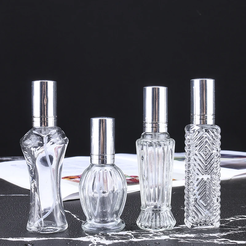 H& D винтажные многоразовые флаконы для духов, стеклянные пустые флаконы с распылителем, свадебные подарки, набор для декора автомобиля из 4 предметов