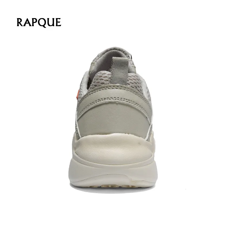 Men trainers shoes men's Platform sneakers men mesh breathable mans footwear walking shoes begin white black big size 47