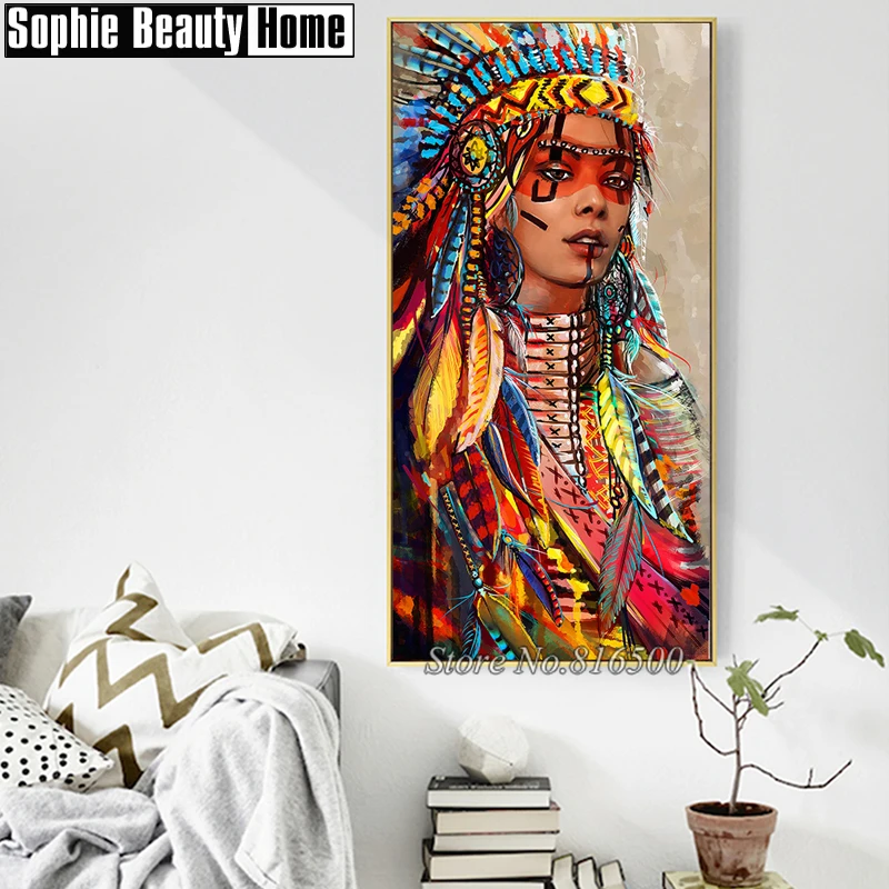 5D Diy Diamond Painting Accessories Indiana Beauty Embroidery Pattern Rhinestones Full Mosaic Home Decor 192043 | Дом и сад