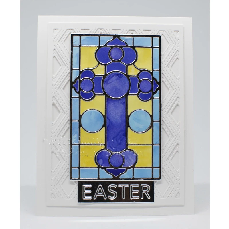 

Stained Glass Cross Metal Cutting Dies for DIY Scrapbooking Crafts Supplies Embossing Album Paper Cards Making New 2019 Diecuts
