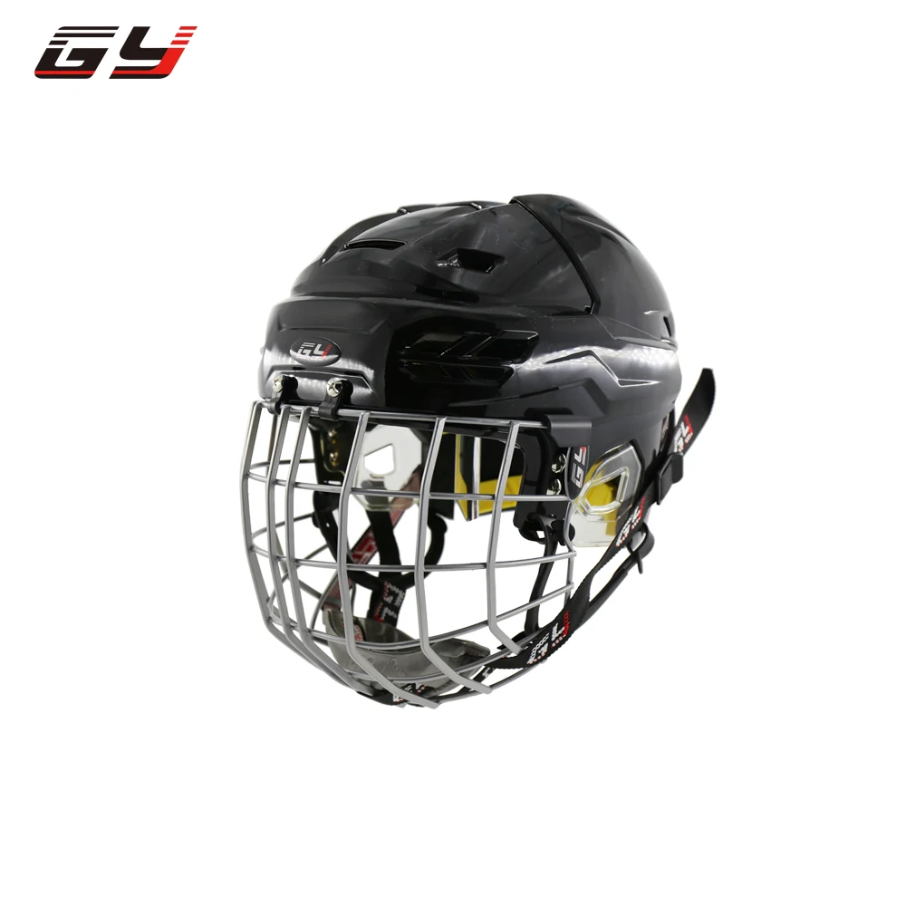 Профессиональный хоккейный шлем для начинающих без патронов, комбо-клетка с CE одобренным полностью покрытым стилем