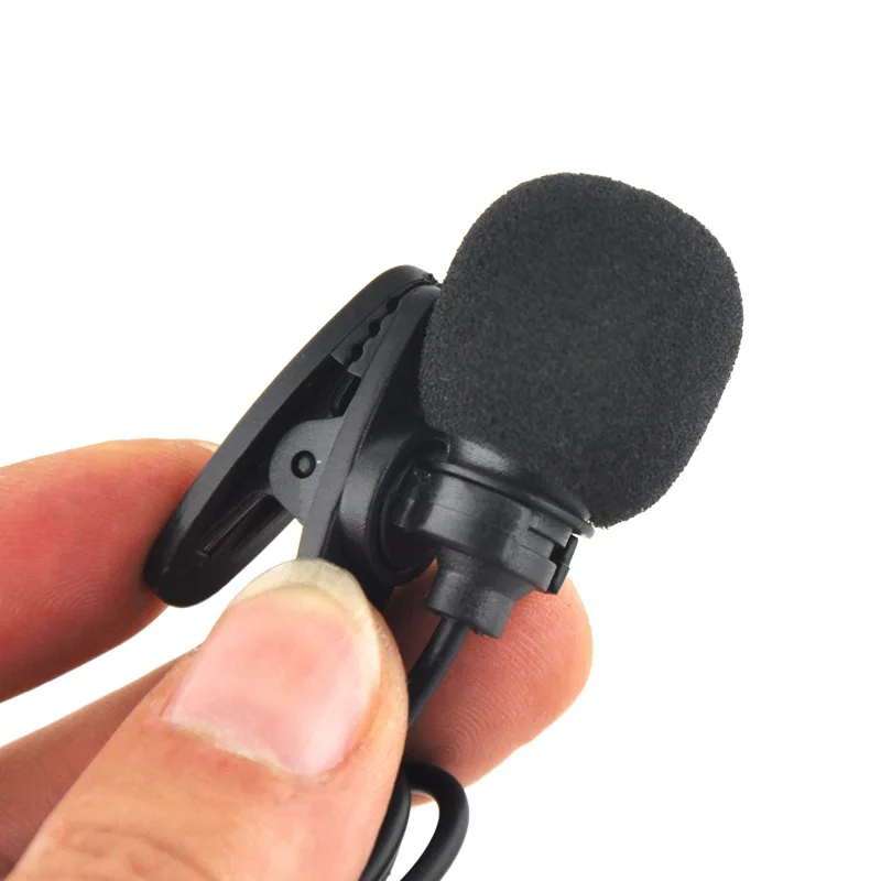 Клип на Lavalier микрофон 3 5 мм Jack мини проводной конденсаторный Mikrofonu для смартфонов