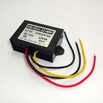 

waterproof DC DC buck convertor,DC5-11V input,12V/4A/48W output