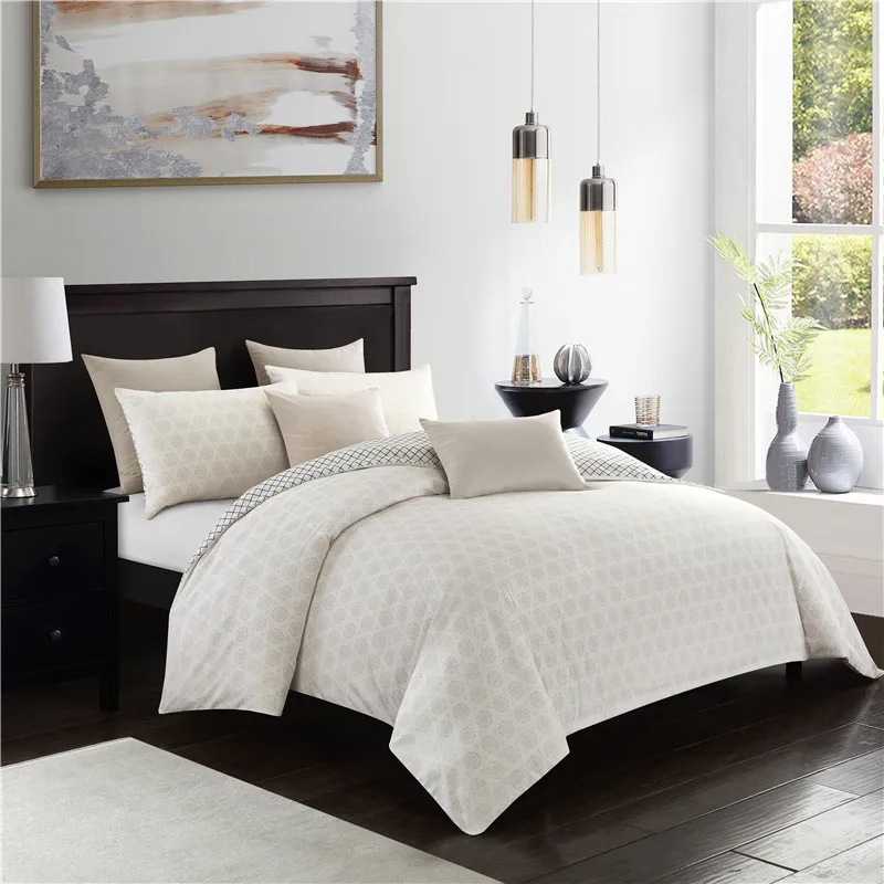 

Symmetrical Geometric Printing Bedding Set Duvet Cover Set Bed Linen Duvet Cover Pillowcases Bed Set Twin Queen King