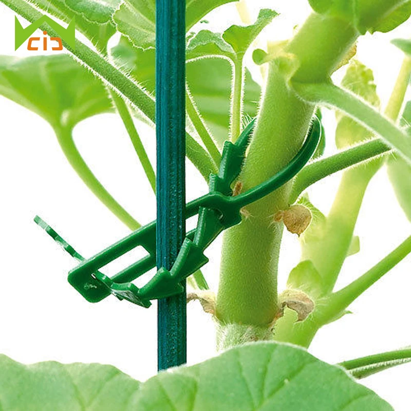 WCIC 20pcs Garden Plant Vegetable Grafting Clips Fastener Vines Tied