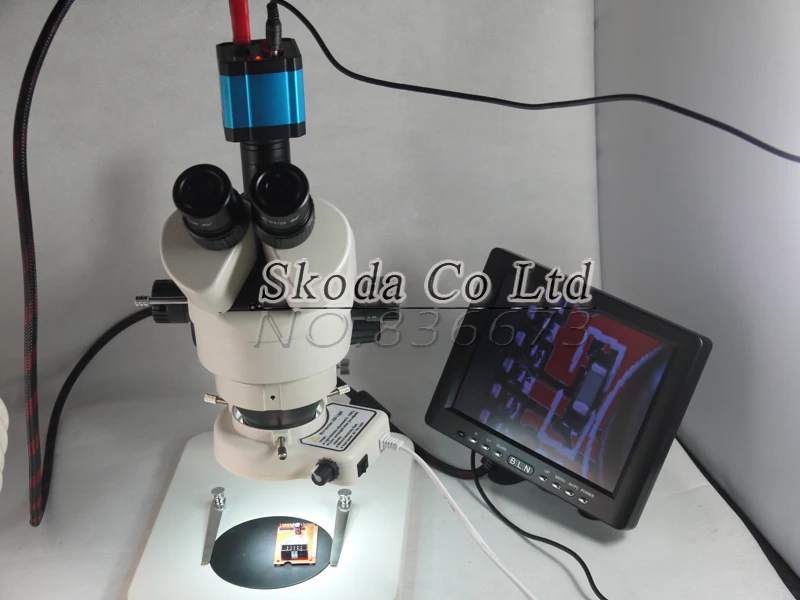 7~90X Trinocular stereo microscope+14MP HDMI Industrial