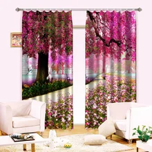 Красота пейзаж трехмерная фотография печать 3D плотные шторы