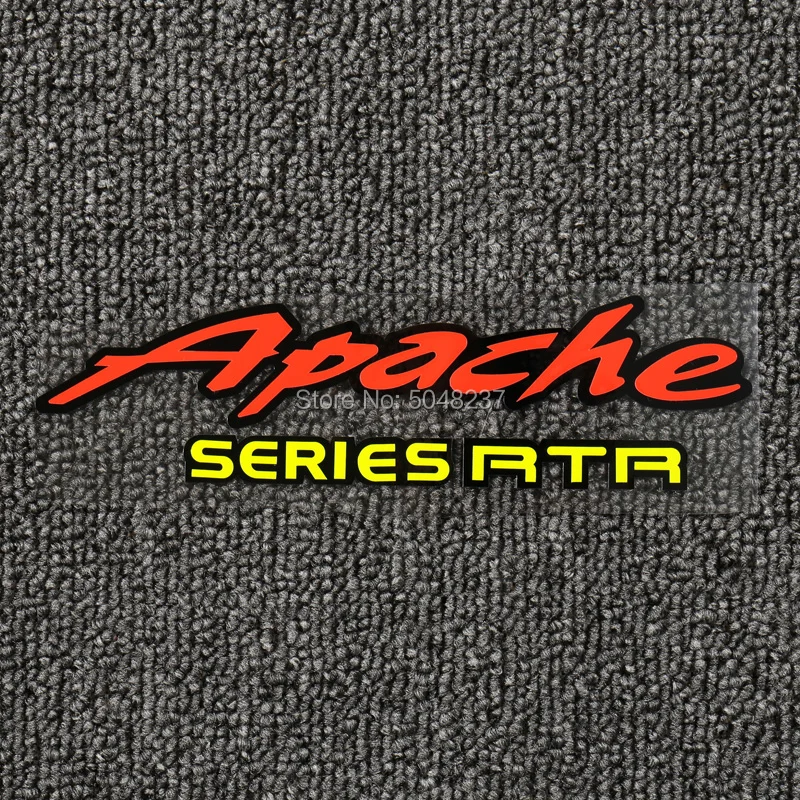 

FASP PVC fluorescent sticker red yellow Decal for apache motorcycle
