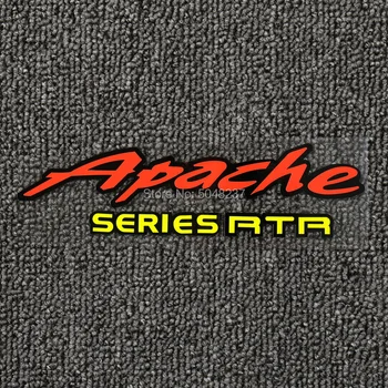 

FASP PVC fluorescent sticker red yellow Decal for apache motorcycle