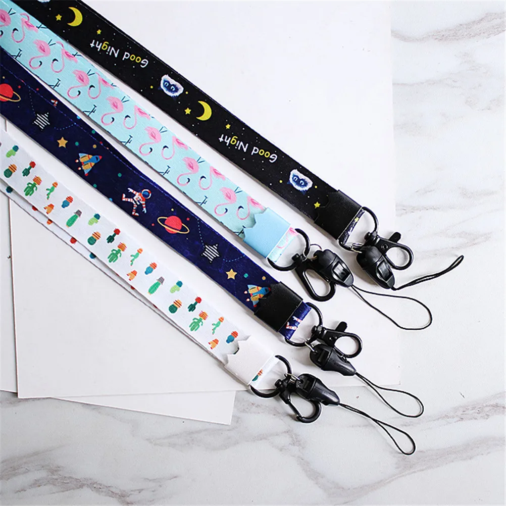 

Lanyard for Keys Cartoon 45cm lanyard for iphone 7 Samsung Phones MP3 USB Flash Drives Keys Keychains ID Name Tag Badge Holders