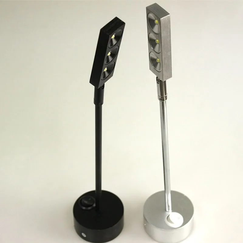 LED Adjustable Bedroom Bedside Lamp 3 leds 5w Reading light Wall Lamp