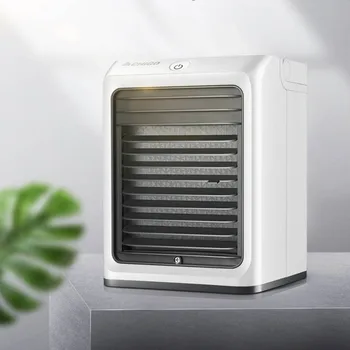 

USB Mini Portable Air Conditioner Humidifier Purifier Desktop Air Cooling Fan Air Cooler Fan for Office Home Mobile Mist Fan