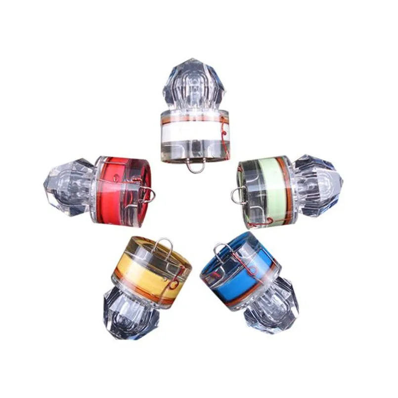 New Mini Diamond LED Fishing Lure Lights Deep Drop Swordfish Squid Bait