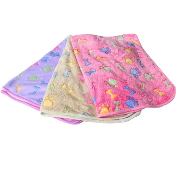 

Cute Pet Dog Blanket Cat Dog Mats Breathable Soft Bed Blanket For Dog Cat Hamsters Guinea Pigs Fleece Soft Dog Warm Blanket
