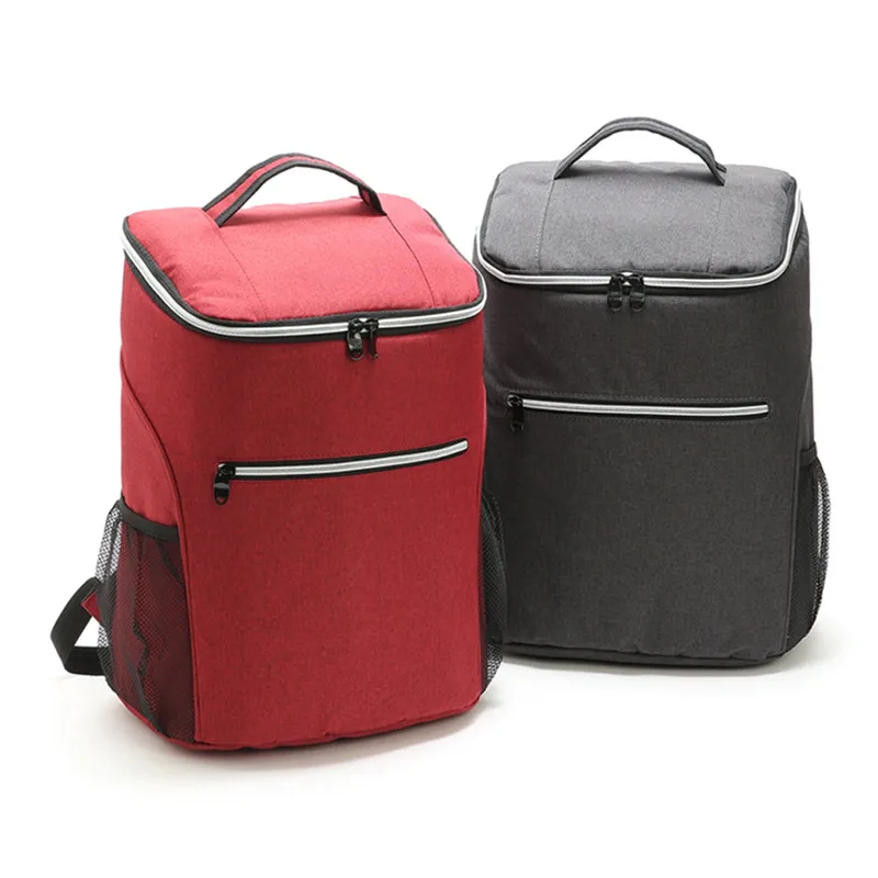 

20L 600D Oxford Big Cooler Bag Thermo Lunch Picnic Box Insulated Cool Ice Pack Fresh Carrier Thermal Shoulder Picnic Bags
