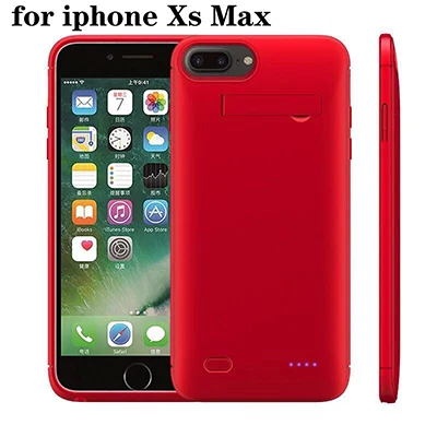 Leioua 6200 мАч Горячая батарея зарядное устройство чехол для Iphone X Xr Xs Max Внешний Банк питания батарея чехол 5200 мАч для Iphone 6 6s 7 8 Plus - Цвет: for iphone xs max