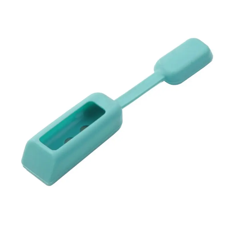 1 шт. силиконовые Замена магнитный зажим пряжка застежка для Fitbit Flex 2 Смарт-часы магнитный браслет держатель для Fitbit Flex 2 - Цвет: Зеленый