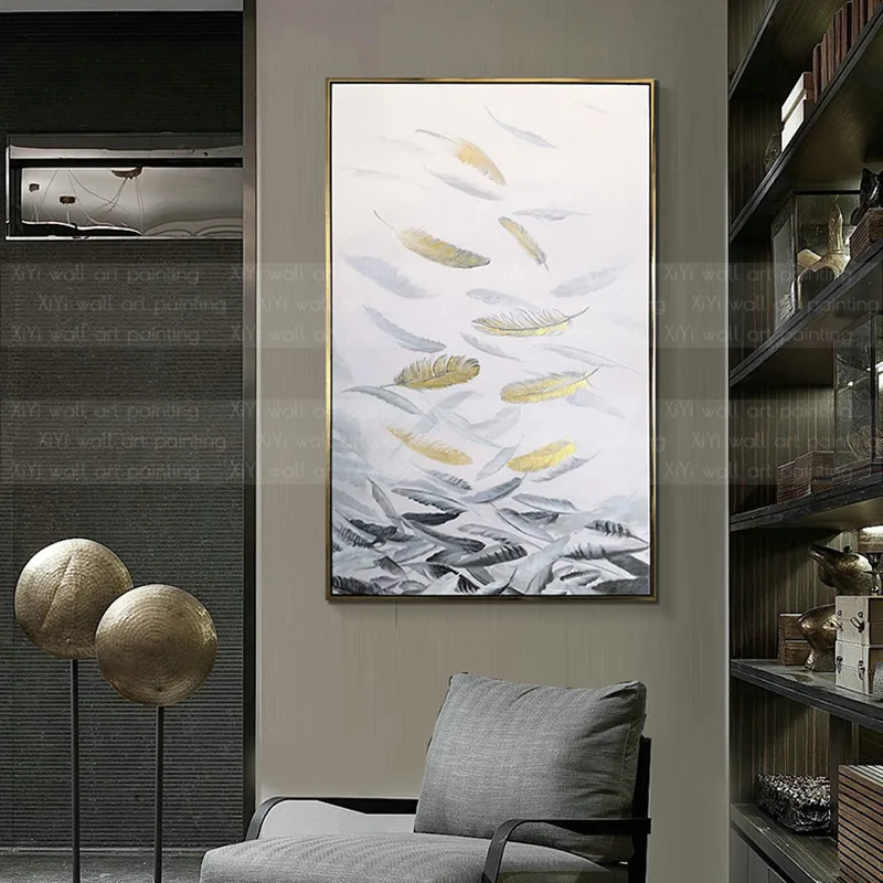 

Gold art wall art canvas painting home decoration painting Abstract oil pictures for living room home wall decor acrylic texture