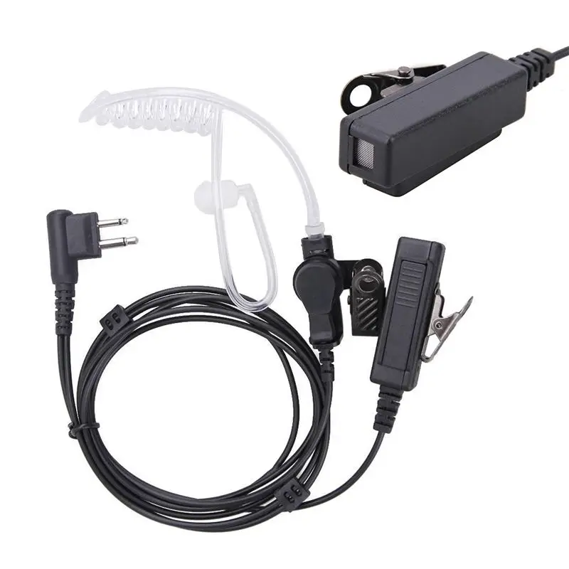 

Mayitr 2Pin Acoustic Tube Radiation-proof Earpiece Anti-noise Headset Micphone Fit For Motorola GP300 Two Way Radio