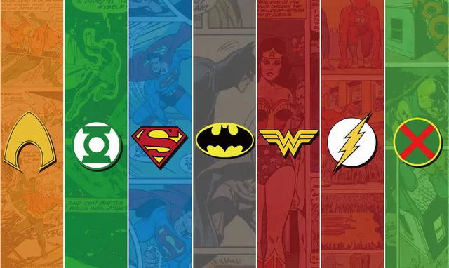 Free shipping,Justice League logo Marvel,Poster HD HOME