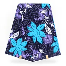 Настоящий воск печатает ткань Анкара Африканский настоящий воск HOLLANTEX хлопок ткань для свадебных платьев H180709