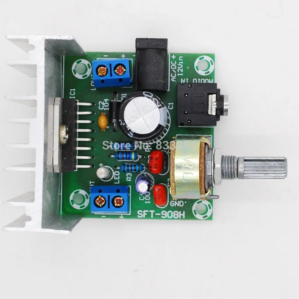 AC/DC12V TDA7297 Rev A низкий уровень шума аудио усилитель плата 2*15 Вт двухканальный