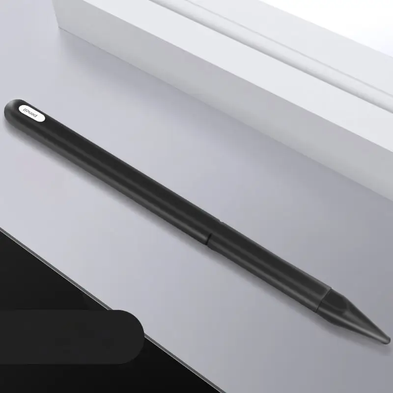 Мягкий силиконовый чехол для Apple Pencil 2, чехол для iPad Pencil 2-го наконечника, держатель для планшета, стилус, 360, полный защитный чехол