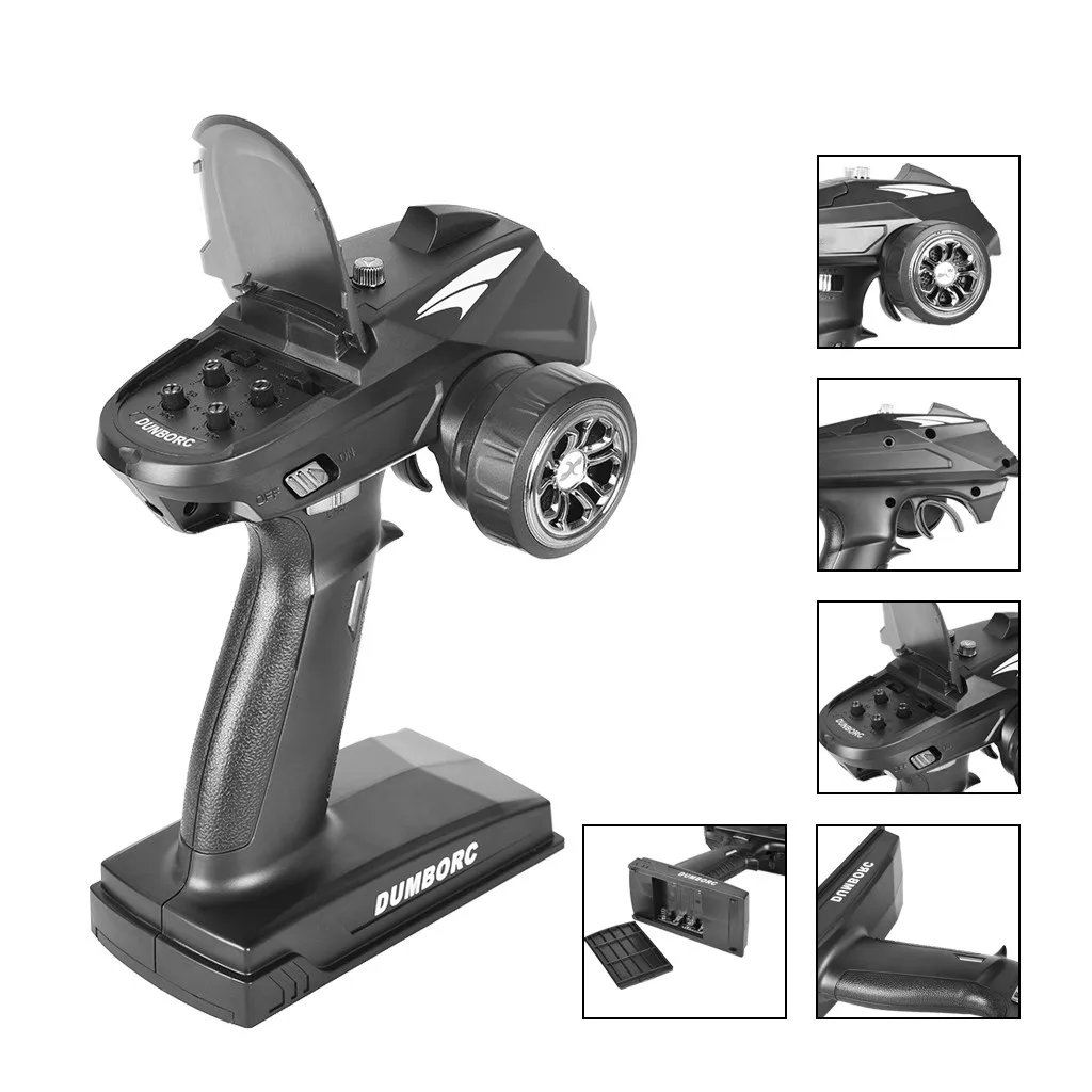 

DumboRC X6 2.4G 6CH Transmitter With Gyro X6FG Receiver For RC Car Boat Tank Z506