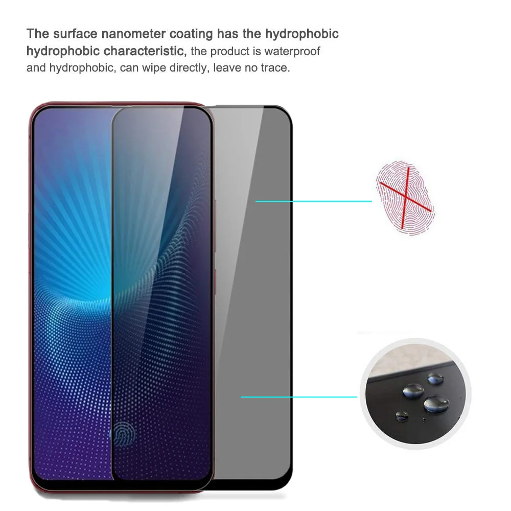Полная защита экрана для Huawei Honor 10 10i V10 20 Lite 20i 30 V20 V30 8A 8X 9X Pro антишпионское