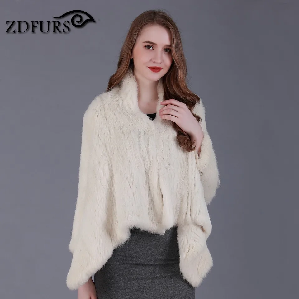 Manteau black Lapin Style Fu De Mode Tricoté La Survêtement Fait Fourrure Police Veste Femmes Une grey À Beige Main Pour 165034 ZdfursNouveau Zdkr Yb7vyfg6