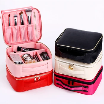 

New Design Women Small Cosmetic Bag Women Brief Make Up Case Portable Professional Makeup Bag Casual Travel Bag Storage Bag