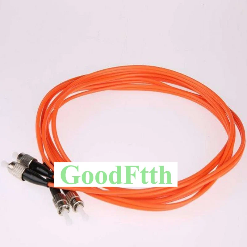 

Fiber Optic Patch Cord Jumper ST-FC FC-ST Multimode 50/125 OM2 Duplex GoodFtth 1-15m