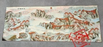 

Antique Collection (Great Wall. Autumn) Su Embroidery Living Room Decoration Painting