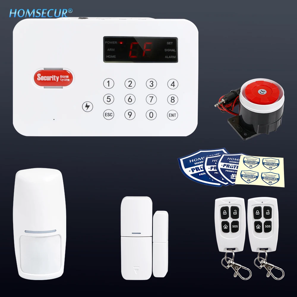 

HOMSECUR Wireless Landline Home Security Alarm System With Door Inspection For The Elder