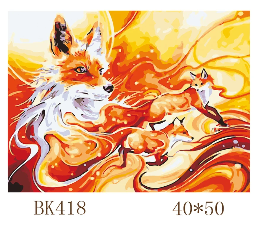 

Lion chameleon deer pictures painting by numbers animal acrylic paint on canvas on Wall Art for Living Room Decoration