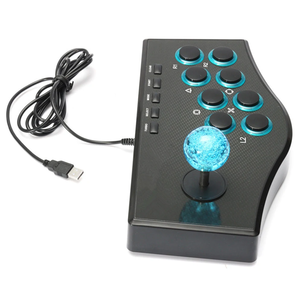 USB Rocker игровой контроллер аркадный джойстик геймпад Боевая палка для PS3/ПК Android Plug