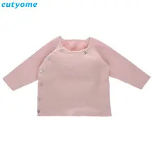 Свитер для новорожденных мальчиков и девочек; хлопковый кардиган с длинными рукавами; осенняя одежда для маленьких мальчиков и девочек; теплые свитера; вязаная одежда