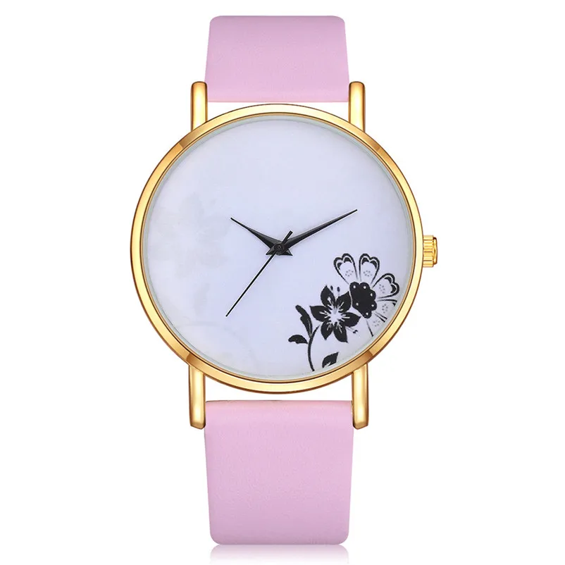 Women's watches brand luxury fashion ladies watch Casual Quartz Leather Band Watch Analog Wrist Watch clock Reloj mujer J06#N (4)