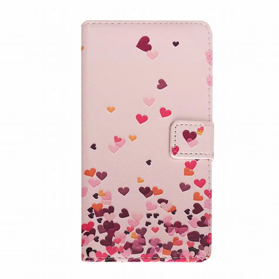 Pink Love Чехлы со слотами для карт с цветной рамкой Одуванчик для iPhone 8, 7 Plus, 6, 6 S, 5, 5S, SE, 6s Plus, 7 Plus, чехлы с подставкой, флип-чехол, Fundas P10Z - Цвет: Pink Love