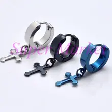 Крест кулон гвоздь рекламный подарок Лидер продаж титановый Плаги Для Пирсинга Ушей Туннель 100 шт/партия