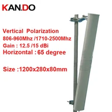 1,2 м 15dbi вертикальная поляризация 806-2500 МГц телефонная антенна базовая станция Использование CDMA GSM 3g антенна ретранслятор сигнала мобильной связи антенна