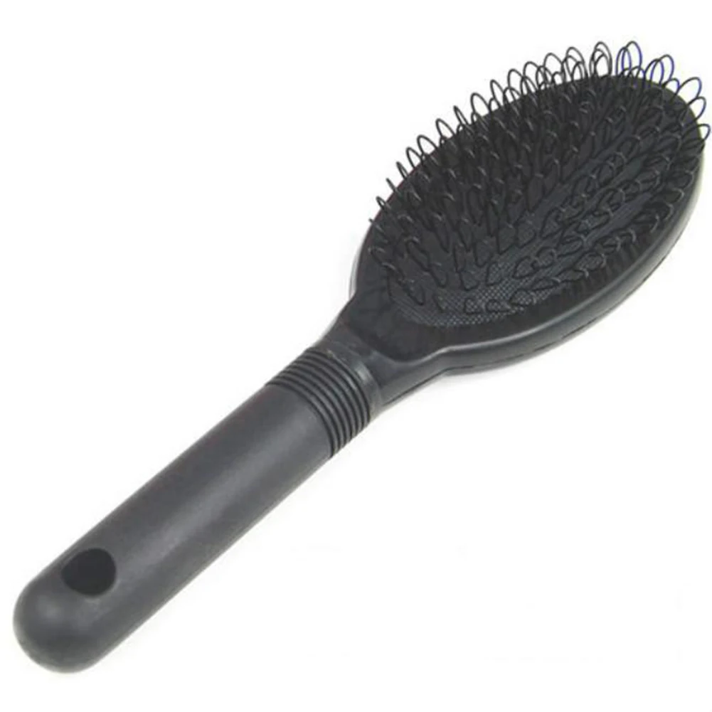 

Pro Women's Anti-Static Loop Pin Cushion Brush Comb For Hair Extension Care Hairpiece for Silicone Micro Ring Fusion Bond Tool