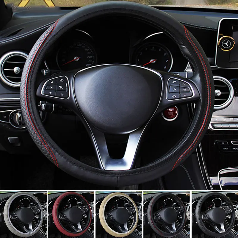 

Cars Steering Wheel Covers Dish Sets Accessories Durable for Breathe Freely