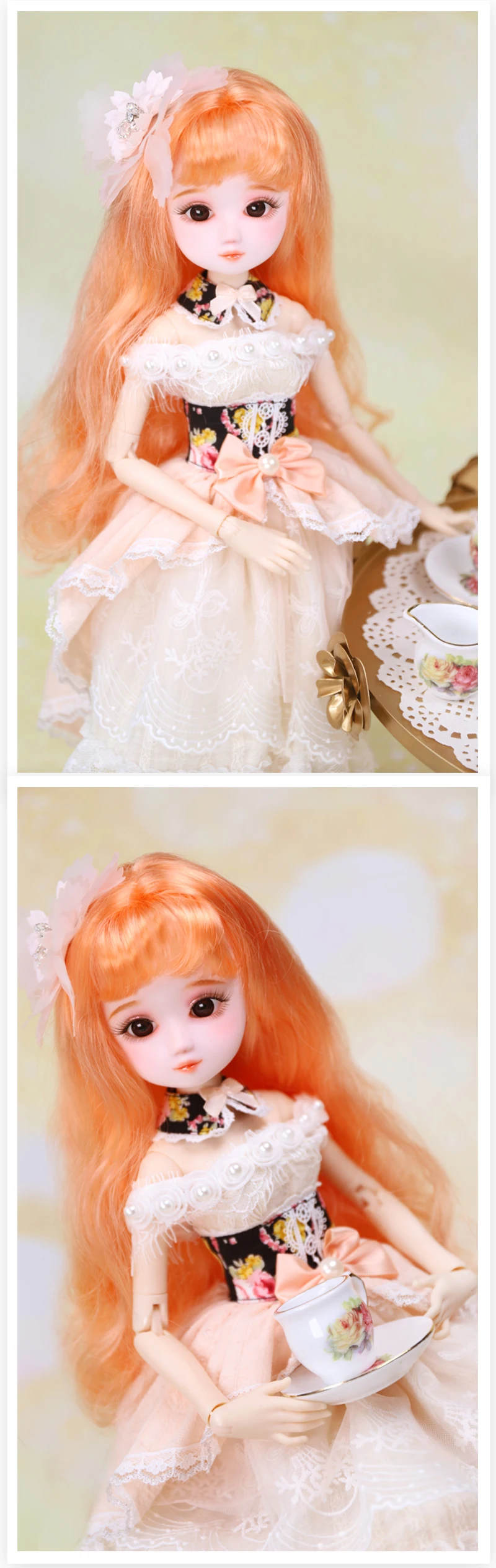 1/4 BJD Blyth кукла молочная королева Девичья серия для механических соединений тело девушки ледяной, SD