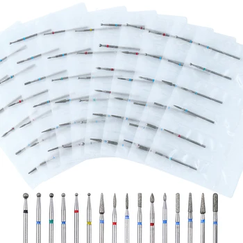 

Tignish Mix 6Pcs/Set 3/32'' Nail Drill Diamond Bit UV Gel Polish Remove Electric Drill Manicure Pedicure File Tools