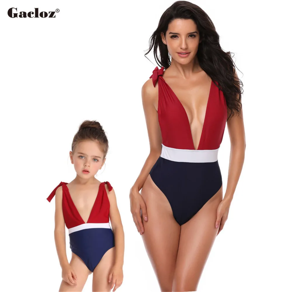 

Mother and Daughter Swimsuit Family Matching Swimwear Mom Daughter Matching Family Outfits