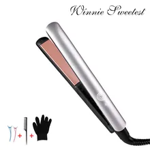 Выпрямитель для волос светодиодный дисплей сенсорный экран Щепка быстрый нагрев плоский утюг Турмалин Керамическая пластина сенсорный экран