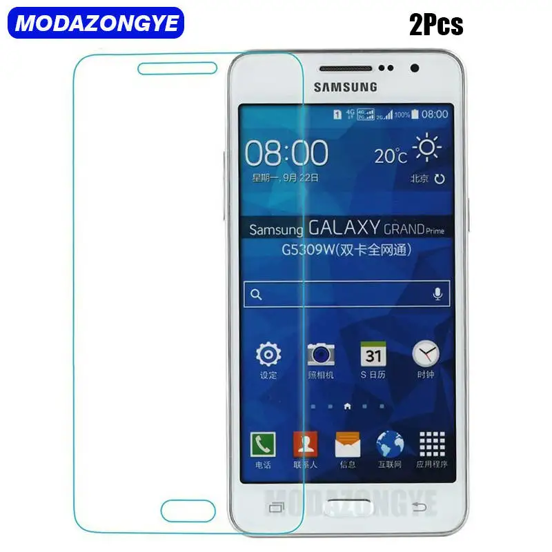 

2Pcs For Screen Protector Samsung Galaxy Grand Prime G530F G530H G5306W G5309W G531F G530 G531 Tempered Glass SM-G531F G530FZ/DS