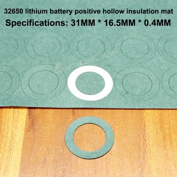 

50pcs/lot 32650 Lithium Battery Battered Paper Hollow Hollow Flat Insulation Gasket 32700 Battery Hollow Flat Mat Meson
