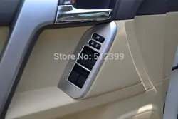 Двери автомобиля ручка держатель стеклоподъемник swifch крышка отделка для Toyota Prado FJ150 2014 2015